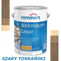 WOHNRAUM-LASUR Lazura Woskowa REMMERS 0,75 l SZARY TOSKAŃSKI