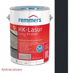 HK-Lasur GREY-PROTECT Lazura Marki PREMIUM REMMERS 0,75 l ANTRACYTOWY
